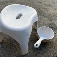 💕【無料】風呂 桶 椅子セット