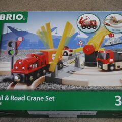  ブリオ（BRIO） レール＆ロードクレーンセット(Rail r...