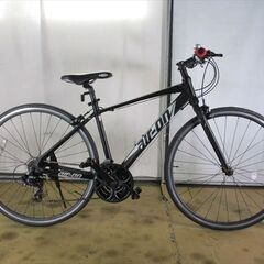 C503★21800円★整備済み スポーツ中古自転車 【クロスバイク　air-on　3ｘ7　黒　430ｍｍ】 C503☆21800円☆整備済み スポーツ中古自転車 【クロスバイク air-on