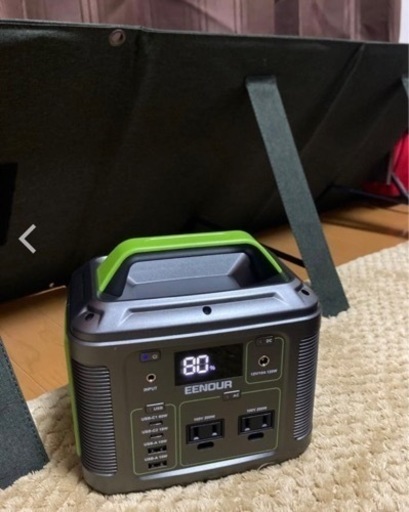 EENOURポータブル電源P200・ソーラーパネル80wセット
