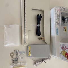 美品brotherブラザー家庭コンピューターミシン M1107-PP プーさん仕上