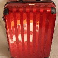 スーツケース　大型　５泊６日程度　赤色