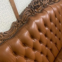 破格‼️値下げしました‼️高級ソファ*° ロココ調✨本革?