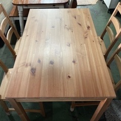 ● IKEA、ダイニングテーブルセット、ヨックモック、JOKKMOKK