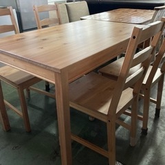 ● IKEA、ダイニングテーブルセット、ヨックモック、JOKKMOKK