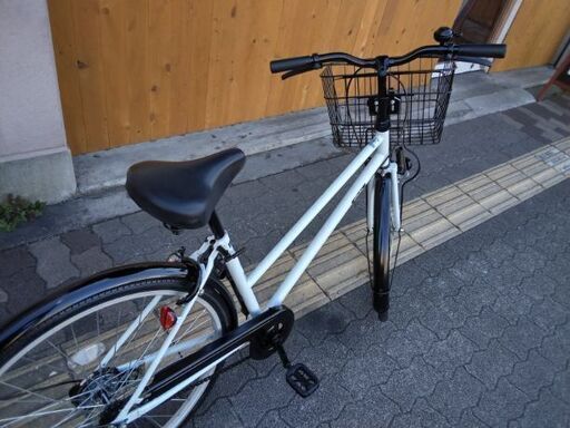 affiche[アフィッシュ]26吋シティーサイクル シングル/ホワイトX