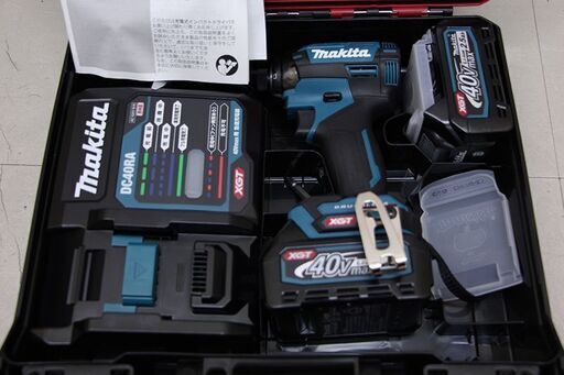 マキタ TD002GRDX 青 40Vmax 充電式インパクトドライバセット (D4704khxwY)
