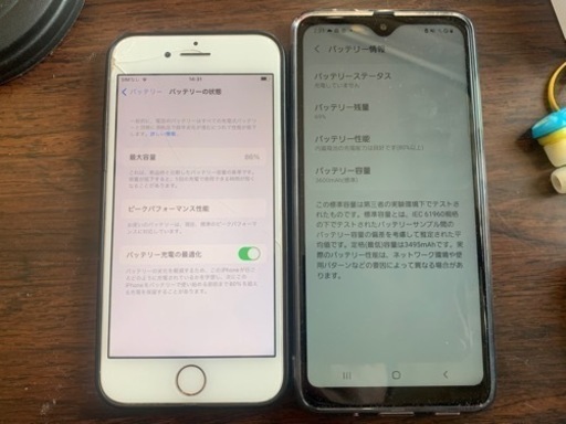 ケータイ iPhone7 Galaxy A21 11400円