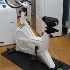 ♪FITBOX FBX-002W_01 本格的なエアロバイク スピンバイク マット・ジェルシート付 札幌♪