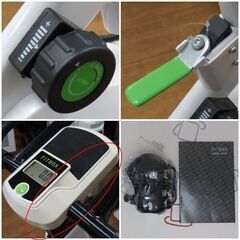 ♪FITBOX FBX-002W_01 本格的なエアロバイク スピンバイク マット・ジェルシート付 札幌♪