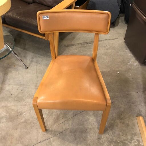 ✨期間限定・特別価格✨大塚家具／OTSUKA チェア C-434 オレンジ 中古椅子家具