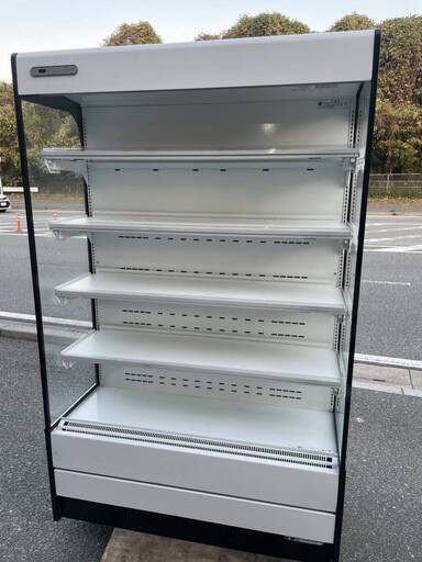 ■中古品 フクシマ冷蔵オープンショーケース MEU-42GKTA41-DS 3相200V 2016年 1200ｘ600ｘ1900ｍｍ 作問題なし■