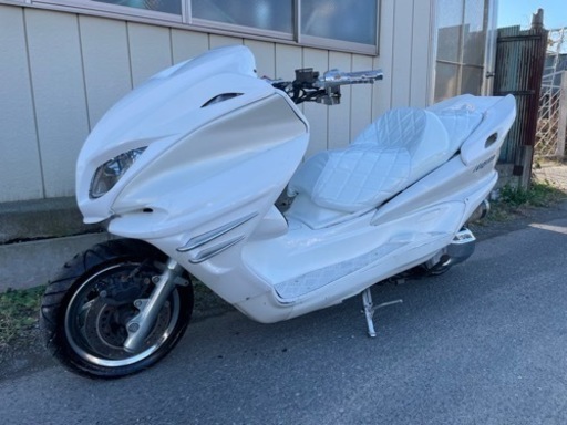 YAMAHA・大人気ホワイトカスタム・スピナー・スピーカー4付き・全国