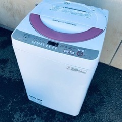 ET1597番⭐️ SHARP電気洗濯機⭐️