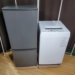 ?‍♂️mh0116売約済み‼️設置まで無料‼️最新2021年製✨三菱 × 東芝 家電セット