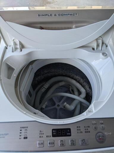 SHARP　洗濯機　ES-G55SC 2016年製