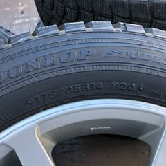 ☆彡スタッドレスタイヤ＆アルミホイールセット!!!175/65R14 !!ダンロップ!!!DUNLOP！
