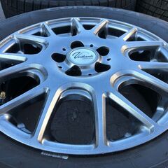 ☆彡スタッドレスタイヤ＆アルミホイールセット!!!１９５/６５R１５ !!NANKAN！美品!!!１００ｘ５!!