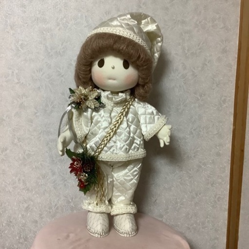 米山京子風　ハンドメイド　ドール  手づくり人形　クリスマス　サンタクロース