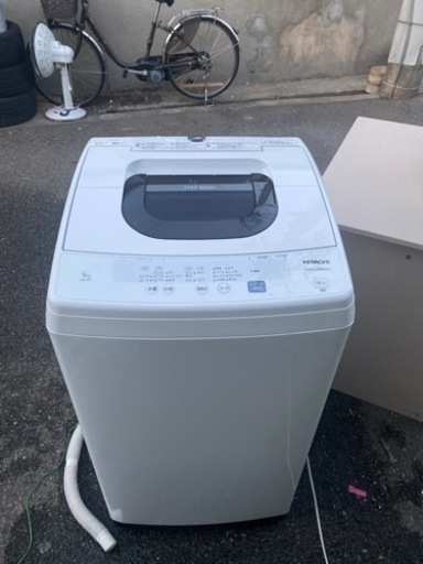 ■2020年製　日立 HITACHI　NW-50E W [タテ型全自動洗濯機 5kg ピュアホワイト]