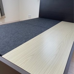 【12/20までに受け渡し可能な方のみ】美品セミダブルベッドフレーム&マットレス