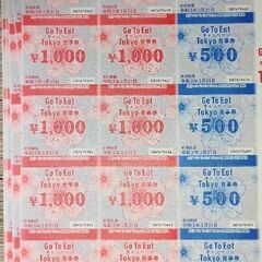 Go To Eat東京のプレミアム付き食事券