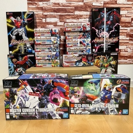 土曜日までGガンダム　プラモデル未開封セット