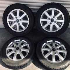 冬タイヤ 155/65R13 軽乗用車用アルミ付きスタッドレス4本組