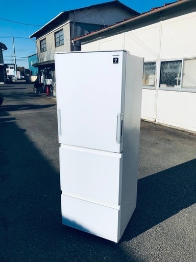 ♦️EJ1567番 SHARPノンフロン冷凍冷蔵庫 【2017年製】