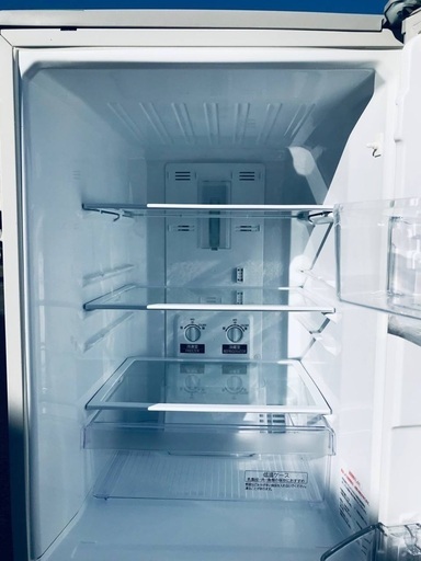 ♦️EJ1570番三菱ノンフロン冷凍冷蔵庫 【2018年製】