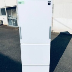✨2017年製✨1567番 シャープ✨冷凍冷蔵庫✨SJ-GW35...