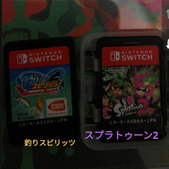 Switch　釣りスピリッツ　スプラトゥーン2　Switchソフト