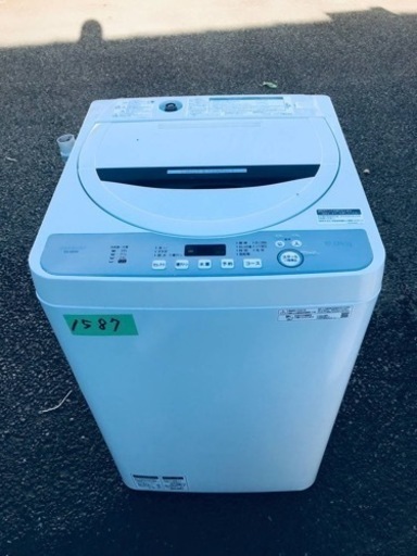 ✨2020年製✨1587番 シャープ✨電気洗濯機✨ES-GE6D-T‼️