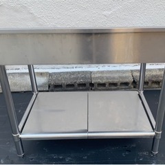 業務用 コンロ台 作業台 調理台 850×600×630+150 厨房機材 飲食店 キッチン 用品 店舗 居酒屋 飲食店 ガス台 バックガード付き 大阪