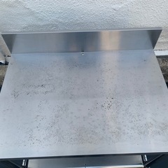 業務用 コンロ台 作業台 調理台 850×600×630+150 厨房機材 飲食店 キッチン 用品 店舗 居酒屋 飲食店 ガス台 バックガード付き 大阪