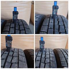 日産 ノート E12 純正ホイール+185/65R15 2017年製 ダンロップ スタッドレスタイヤ ウインターマックス01 WM01 バリ溝 4本セット

