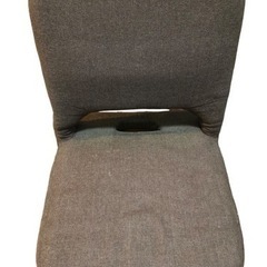 座椅子 ブラウン 幅約49×奥行約52×高さ約52cm コンパクト