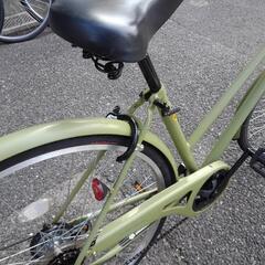 中古自転車2345 27インチ 6段ギヤLEDオートライト