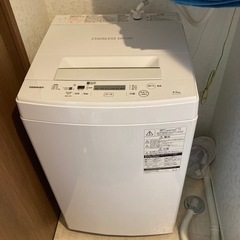 TOSHIBA洗濯機 2019年製造 洗濯容量4.5kg