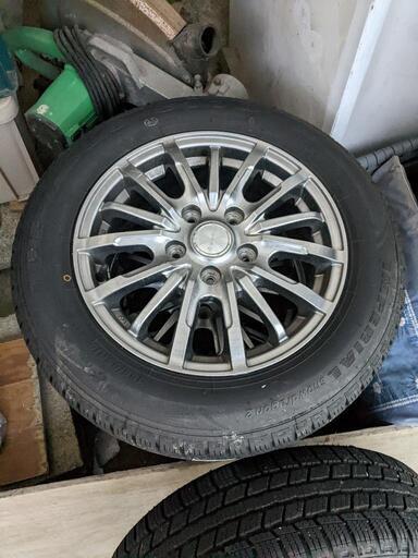 185/65R15 スタッドレスタイヤ15インチ アルミホイール4本セット