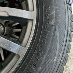 185/65R15　スタッドレスタイヤ15インチ　アルミホイール4本セット