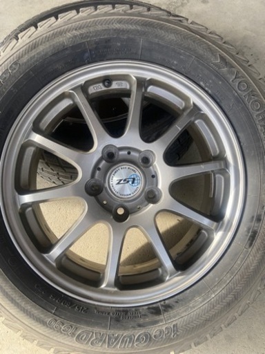 【取引済】値引き価格1万円⇒8000円 冬タイヤホイール付き 215/60 R16 山あり 4本