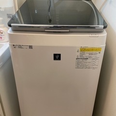 【ネット決済・配送可】SHARP 洗濯機　ES-PU11C（20...