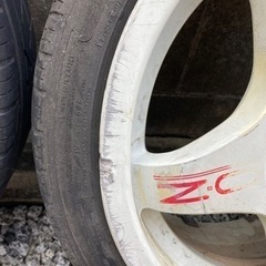OZ クロノ 15インチ pcd100 4H 6.5J 165/45R15 軽自動車などに！バリ山 