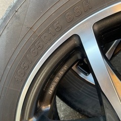 美品　WORK 4穴15インチ　４本　タイヤ付き