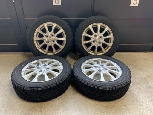 在庫限りセール ホイール付 スタッドレスタイヤ 165/65 R14 アルミ