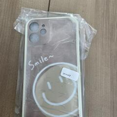 iPhone 12 ケース（透明のケースにニコちゃんデザイン）