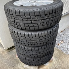 ★中古スタッドレスホイール付き4本　ヨコハマアイスガードIG 50プラス　205／60-16 ホンダステップワゴン