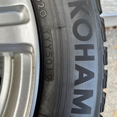 ★中古スタッドレスホイール付き4本　ヨコハマアイスガードIG 50プラス　205／60-16 ホンダステップワゴン