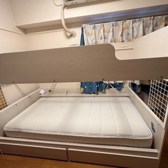 【決定済み】ニトリの２段ベッド(デニッシュS/WW&WH)
